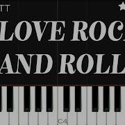 I Love Rock And Roll Joan Jett Piano