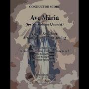 Ave Maria Arr For Saxophone Quartet