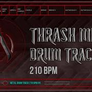 Thrash Metal Drum Track 210 Bpm