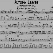 Autumn Leaves James Morrison S Trombone Solo Transcription