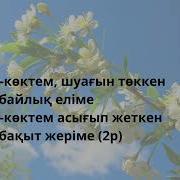 Коктем Туралы Олен