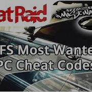 Need For Speed Most Wanted Cheat Codes Pc