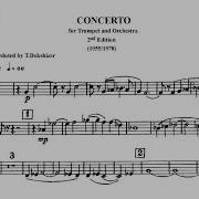 Timofei Dokshizer Pakhmutova Concerto For Trumpet And Orchestra Sheet