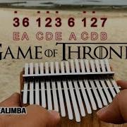 Game Of Thrones Theme Kalimba Tabs