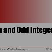 Sat Math Lesson 1 Even And Odd Numbers