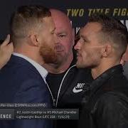 Justin Gaethje Vs Michael Chandler Face Off