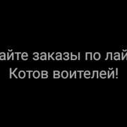 Делайте Заказы По Лайнам Котов Воителей