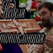 Крестопоклонная Неделя