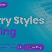 Harry Styles Falling Karaoke Instrumental Original Lower Higher Female Key