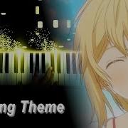 Your Lie In April Opening 1 Piano