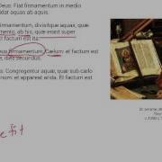 Learn Latin By Reading The Vulgate Genesis Chapter 1