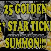 Bleach Brave Souls Summoning 25 Golden 4 5 Star Tickets