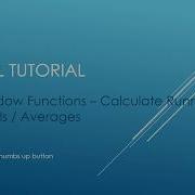 Sql Tutorial Window Functions Calculate Running Totals Averages