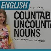 Countable Uncountable Nouns