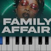 Family Affair Mary J Blige Piano