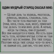 Один Мудрый Старец Сказал Целый День Ты Ходишь Работаешь Думаешь Видишь Слышишь