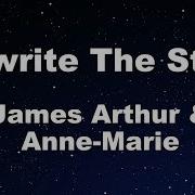 Anne Marie James Arthur Rewrite The Stars Instrumental Karaoke