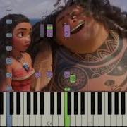 Урок Фортопиано Учимся Играть На Пианино Моана Пора Сказать Спасибо Lektion Des Klaviers О