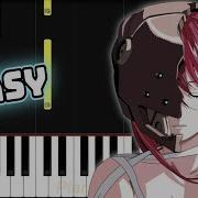 Elfen Lied Lilium Easy Version Piano Tutorial Sheet Music Midi