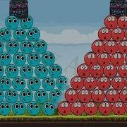 9999 Red Ball 4 Vs 9999 Love Balls Red Ball 4 Love Balls In Angry Birds