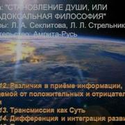 Становление Души Или Парадоксальная Философия