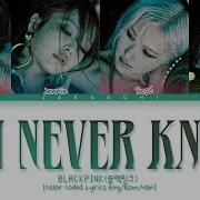 You Never Know Blackpink