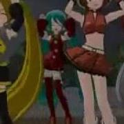 Vocaloid English Christmas Caramelldansen Miku Miku Dance