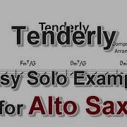 Alto Saxaphone Tenderly