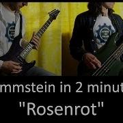 7 Rammstein Rosenrot Guitar Bass Lesson Tabs Cover Hd