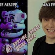 Funtime Freddy All Voice Lines And Voice Actor Custom Nights Sister