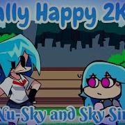 Fnf Really Happy 2K22 Cover Sky