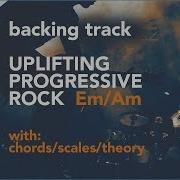 Uplifting Progressive Rock Guitar Backing Track Em Am