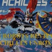 Super Robots Reviews Ita N 2 Lbx Achilles Unboxing Parte 1