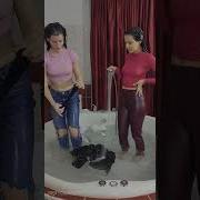 Wetlook Fully Clothed Wet Jeans Wet Wam Купание В Одежде