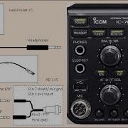 Распайка И Подключение Гарнитуры Icom