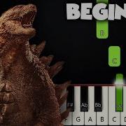 Godzilla Main Theme Song Synthesia Tutorial