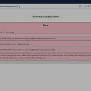 Xampp Mysql Said Cannot Connect Invalid Settings Error Phpmyadmin