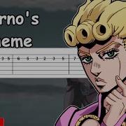 Giorno S Theme From Jojo S Bizarre Adventure Golden Wind Guitar Tutorial