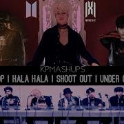 Bts A C E Monsta X Ateez Mic Drop Under Cover Shoot Out Hala Hala