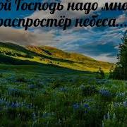 Мой Господь Надо Мной Распростёр Небеса Христианская Песня Василия