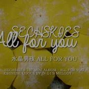 繁中歌詞 認人 水晶男孩 Sechskies All For You