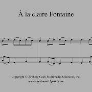 À La Claire Fontaine Violin Duet And Piano