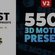 3D Motion Presets For Animation Composer After Effects Template Ae