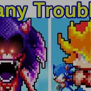 Vs Sonic Exe Way Too Much Troubles Friday Night Funkin