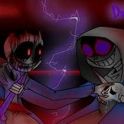 Mirrored Insanity Dust Sans Vs Insanity Sans