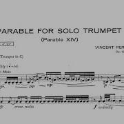 Vincent Persichetti Parable Xiv For Solo Trumpet