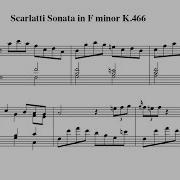 D Scarlatti Sonata K466 F Moll