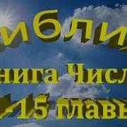 Библия Книга Числа Ветхий Завет Читает Александр Б