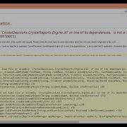 Could Not Load File Or Assembly Crystaldecisions Crystalreports Engine Dll