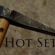 Blacksmithing Hand Forging A Hot Set Tool With Handle Fitting